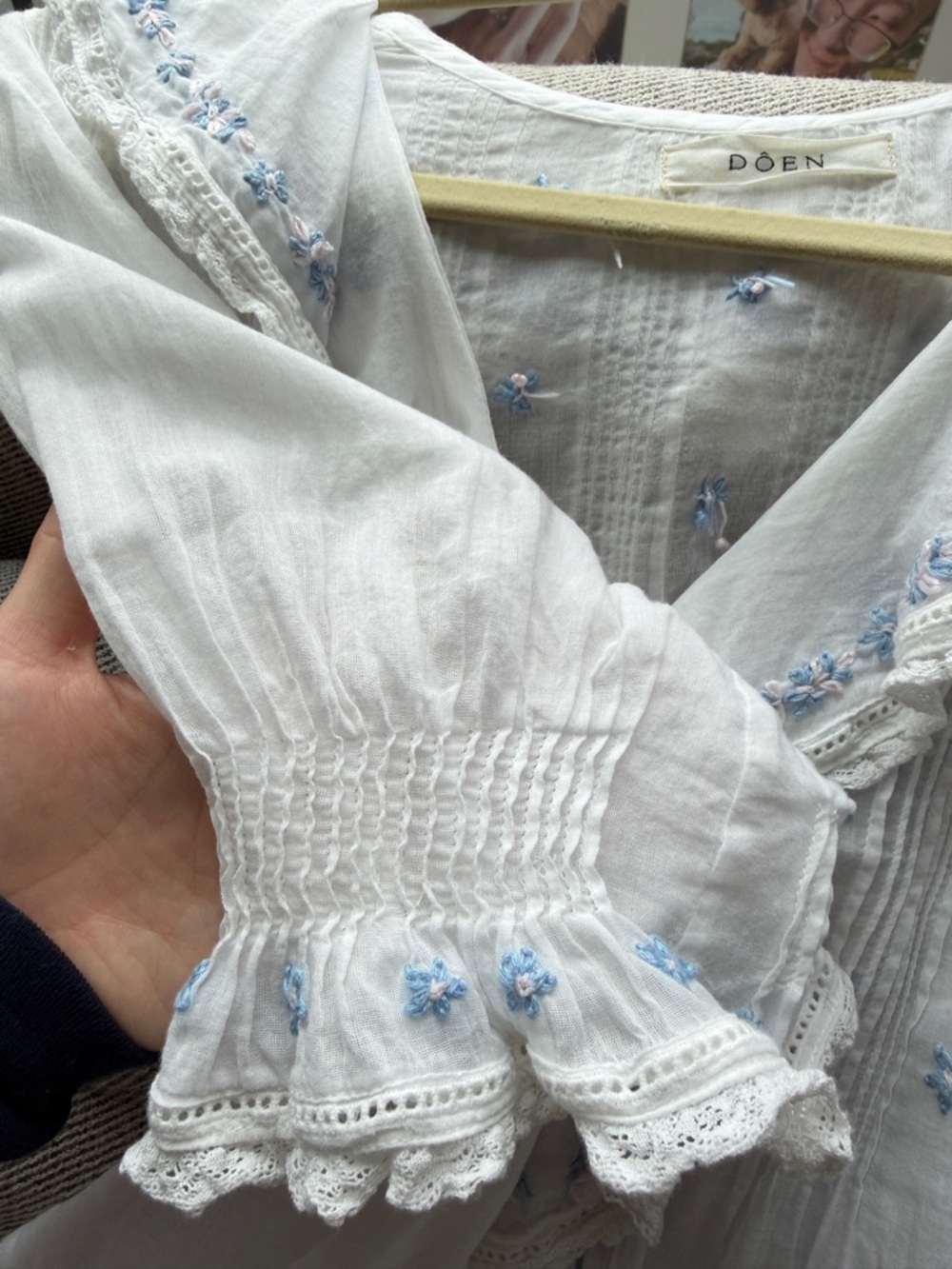NEW Doen HETTIE HENRI TOP IN SALT XS - Picture 11 of 12
